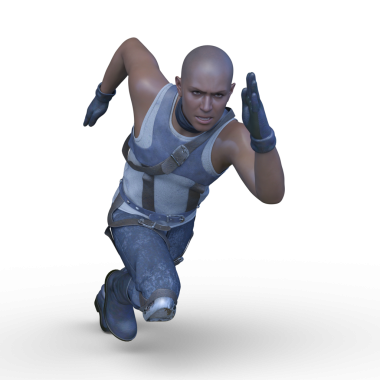 Bir savaşçının 3 boyutlu canlandırması