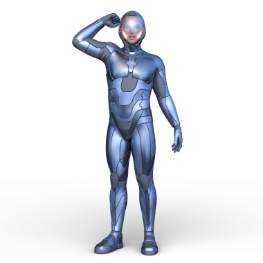 Bir siber adamın 3 boyutlu canlandırması