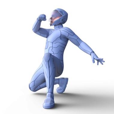 Bir siber adamın 3 boyutlu canlandırması