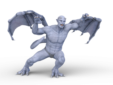 bir iblis 3D render