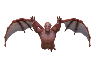 bir iblis 3D render