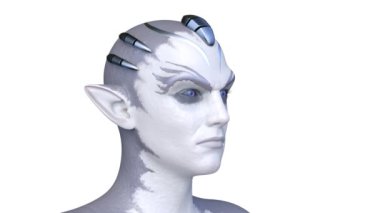 Yabancı bir erkeğin 3 boyutlu görüntüsü