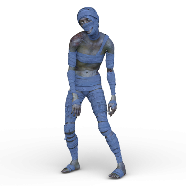 Üç boyutlu mumya kadın tasviri