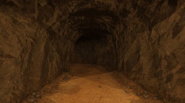 Yeraltı tapınağının 3 boyutlu canlandırması