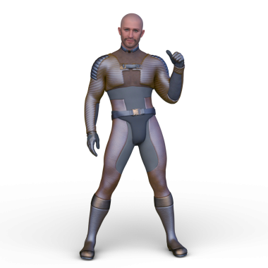 Bir siber adamın 3 boyutlu canlandırması