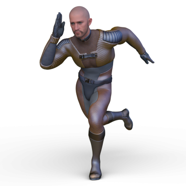 Bir siber adamın 3 boyutlu canlandırması