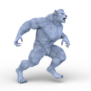 Bir kurtadamın 3 boyutlu görüntüsü