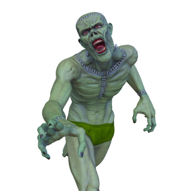 Bir erkek canavarın 3 boyutlu canlandırması