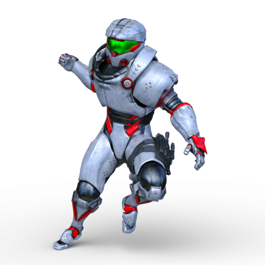 Bir siber adamın 3 boyutlu canlandırması