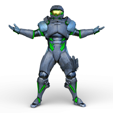 Bir siber adamın 3 boyutlu canlandırması