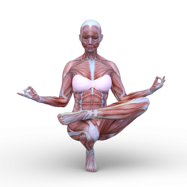 Poz veren bir kadının 3B görüntüsü