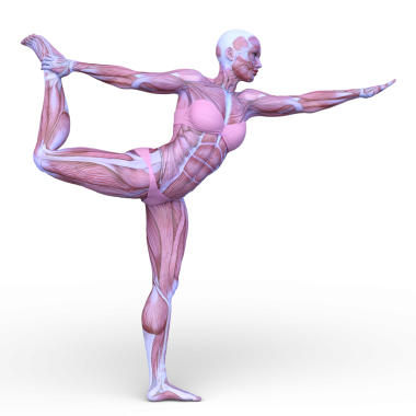 Poz veren bir kadının 3B görüntüsü