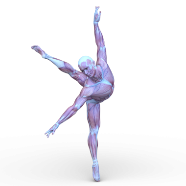 Poz veren bir adamın 3B görüntüsü