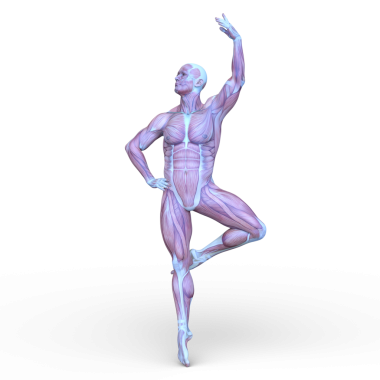 Poz veren bir adamın 3B görüntüsü