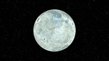 Ay 'ın 3D görüntülemesi