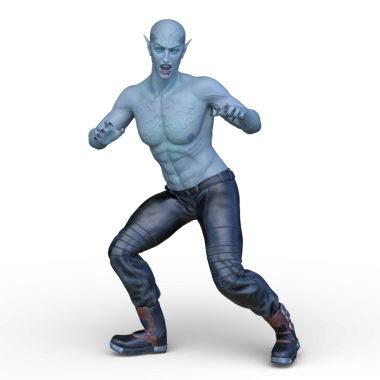 Genç bir iblisin 3 boyutlu canlandırması