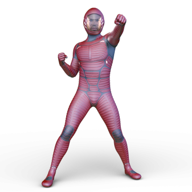 Bir siber adamın 3 boyutlu canlandırması