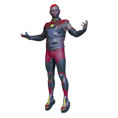 Bir siber adamın 3 boyutlu canlandırması