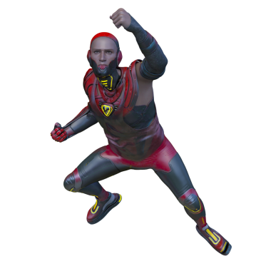 Bir siber adamın 3 boyutlu canlandırması