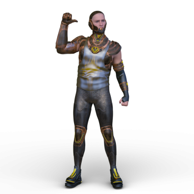 Bir siber adamın 3 boyutlu canlandırması