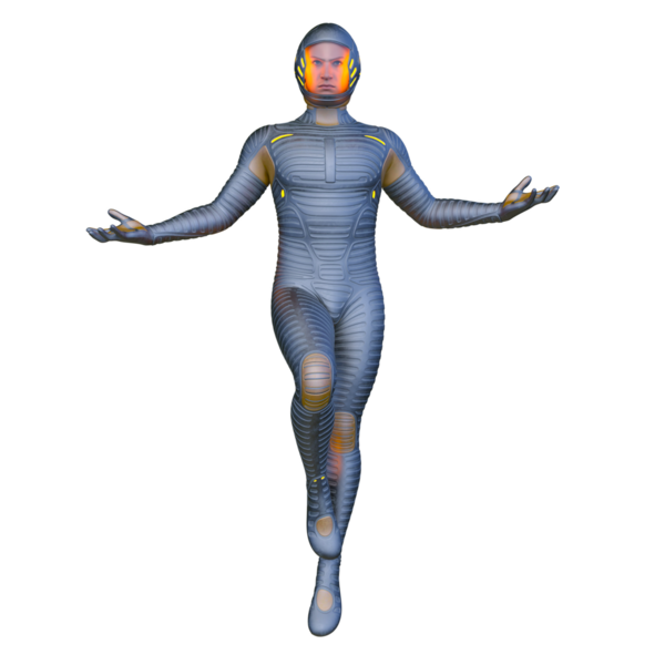 Bir siber adamın 3 boyutlu canlandırması