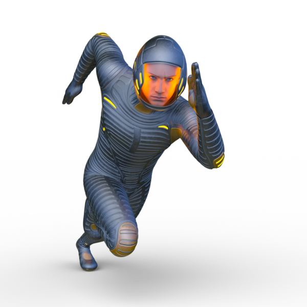 Bir siber adamın 3 boyutlu canlandırması