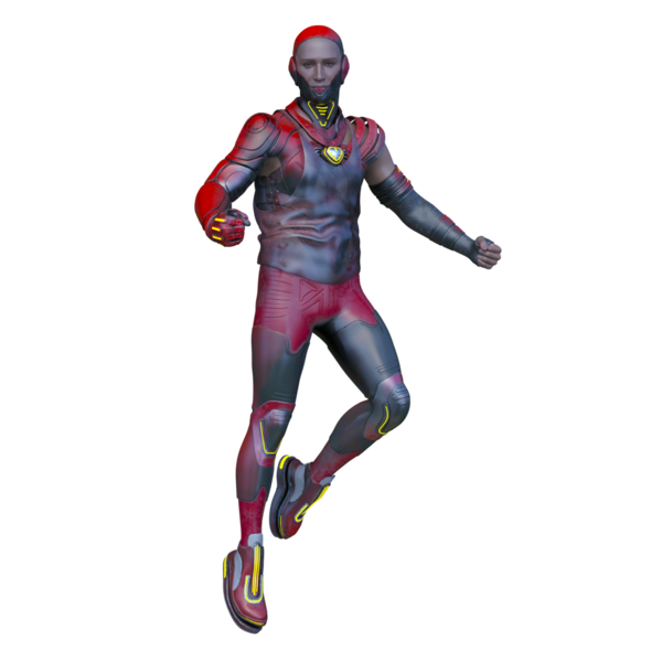 Bir siber adamın 3 boyutlu canlandırması