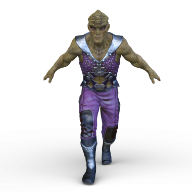 Bir canavarın 3D canlandırması