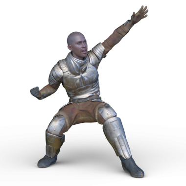 Bir siber adamın 3 boyutlu canlandırması