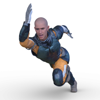 Bir siber adamın 3 boyutlu canlandırması