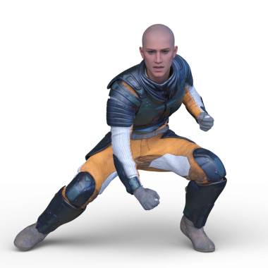 Bir siber adamın 3 boyutlu canlandırması