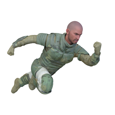 Bir siber adamın 3 boyutlu canlandırması