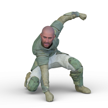 Bir siber adamın 3 boyutlu canlandırması