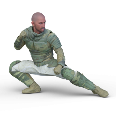 Bir siber adamın 3 boyutlu canlandırması