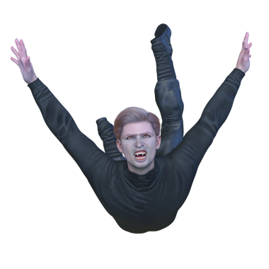 Poz veren bir adamın 3B görüntüsü