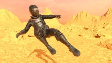 Bir siber adamın 3 boyutlu canlandırması