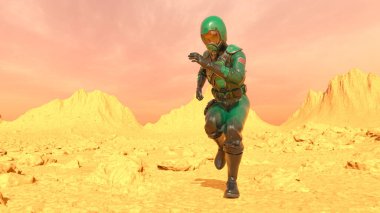 Bir siber adamın 3 boyutlu canlandırması