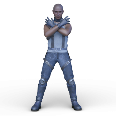 Bir savaşçının 3 boyutlu canlandırması