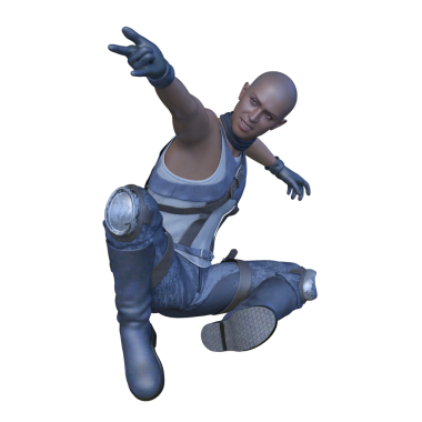 Bir savaşçının 3 boyutlu canlandırması