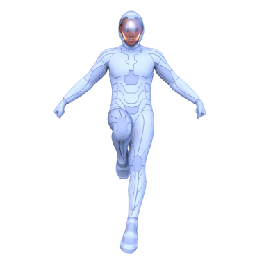 Bir siber adamın 3 boyutlu canlandırması