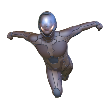 Bir siber adamın 3 boyutlu canlandırması