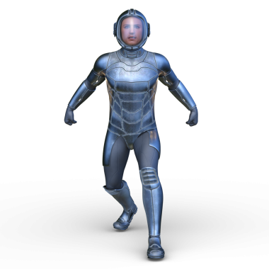 Bir siber adamın 3 boyutlu canlandırması