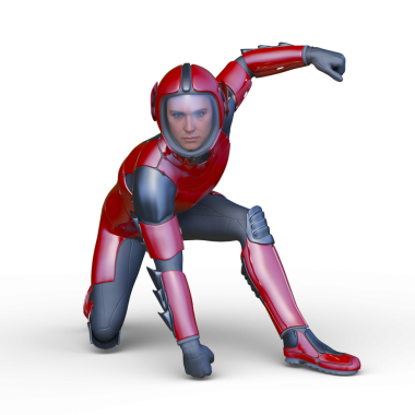 Bir siber adamın 3 boyutlu canlandırması