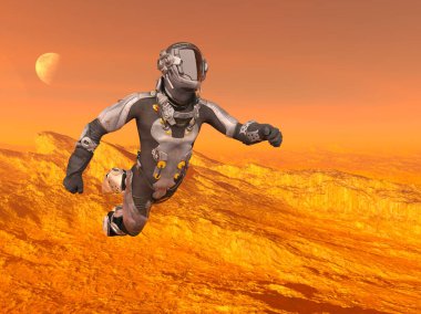 Bir siber adamın 3 boyutlu canlandırması