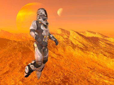 Bir siber adamın 3 boyutlu canlandırması