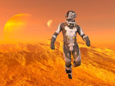 Bir siber adamın 3 boyutlu canlandırması