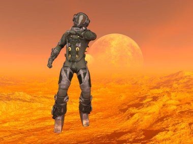 Bir siber adamın 3 boyutlu canlandırması