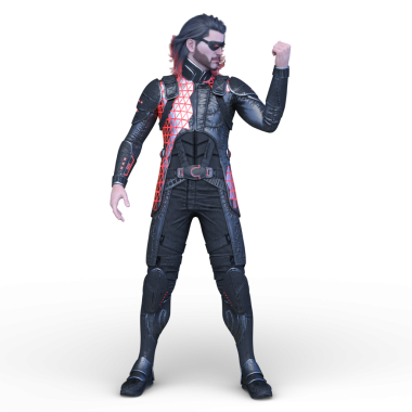 Bir siber adamın 3 boyutlu canlandırması