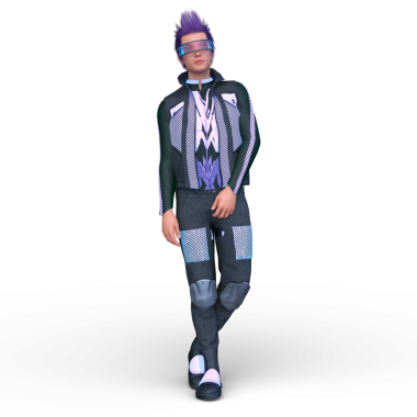 Bir siber adamın 3 boyutlu canlandırması