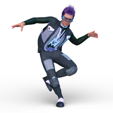 Bir siber adamın 3 boyutlu canlandırması